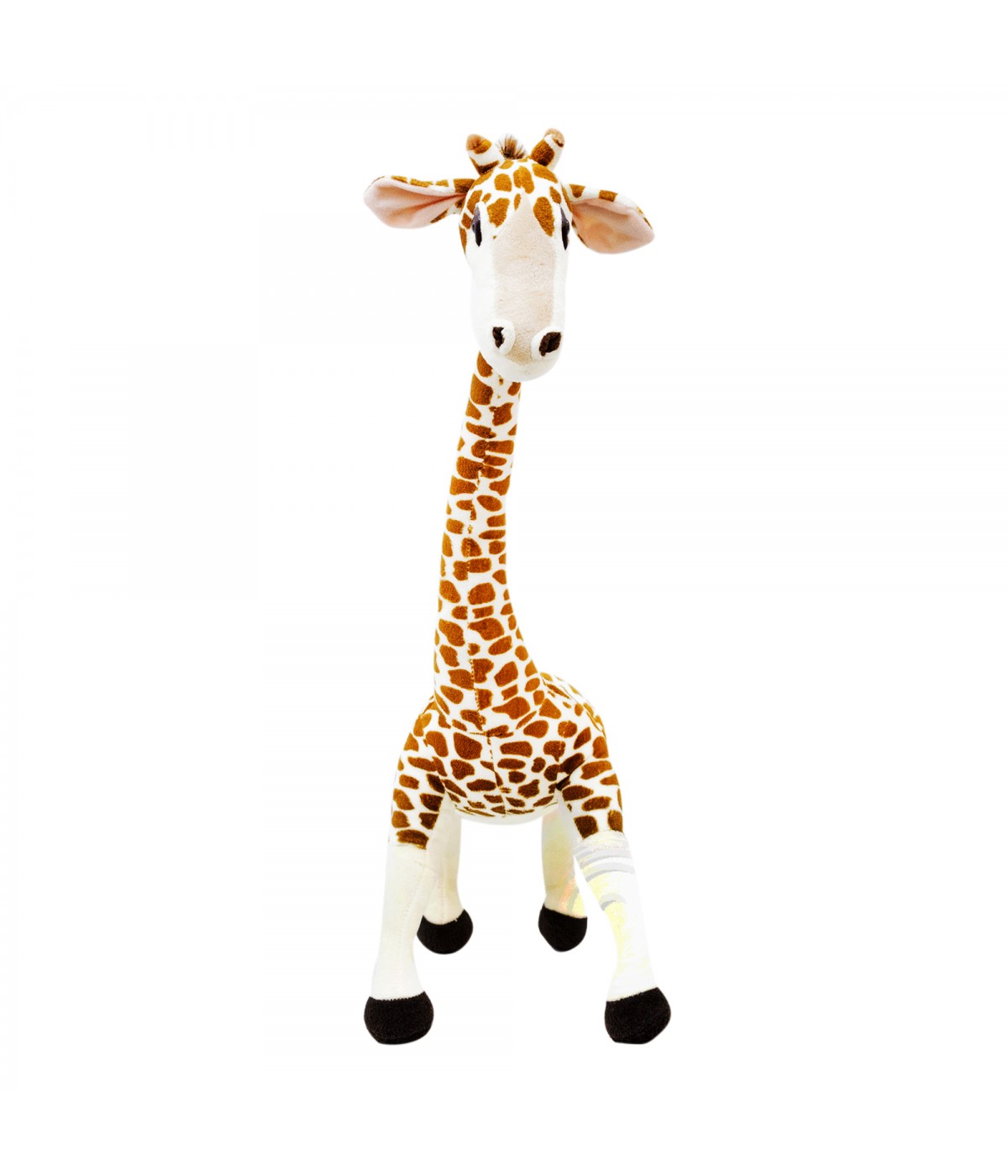Girafa De Pé Com Pescoço Dobrável 72cm - Pelúcia