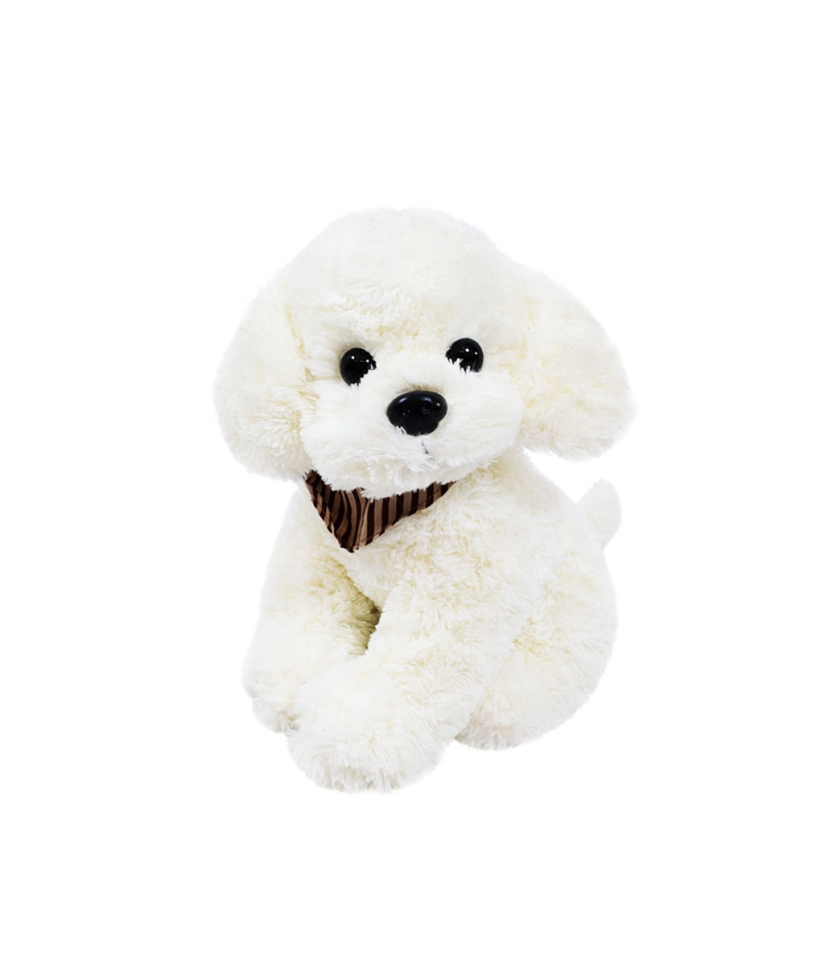 Cachorro Branco 34cm - Pelúcia