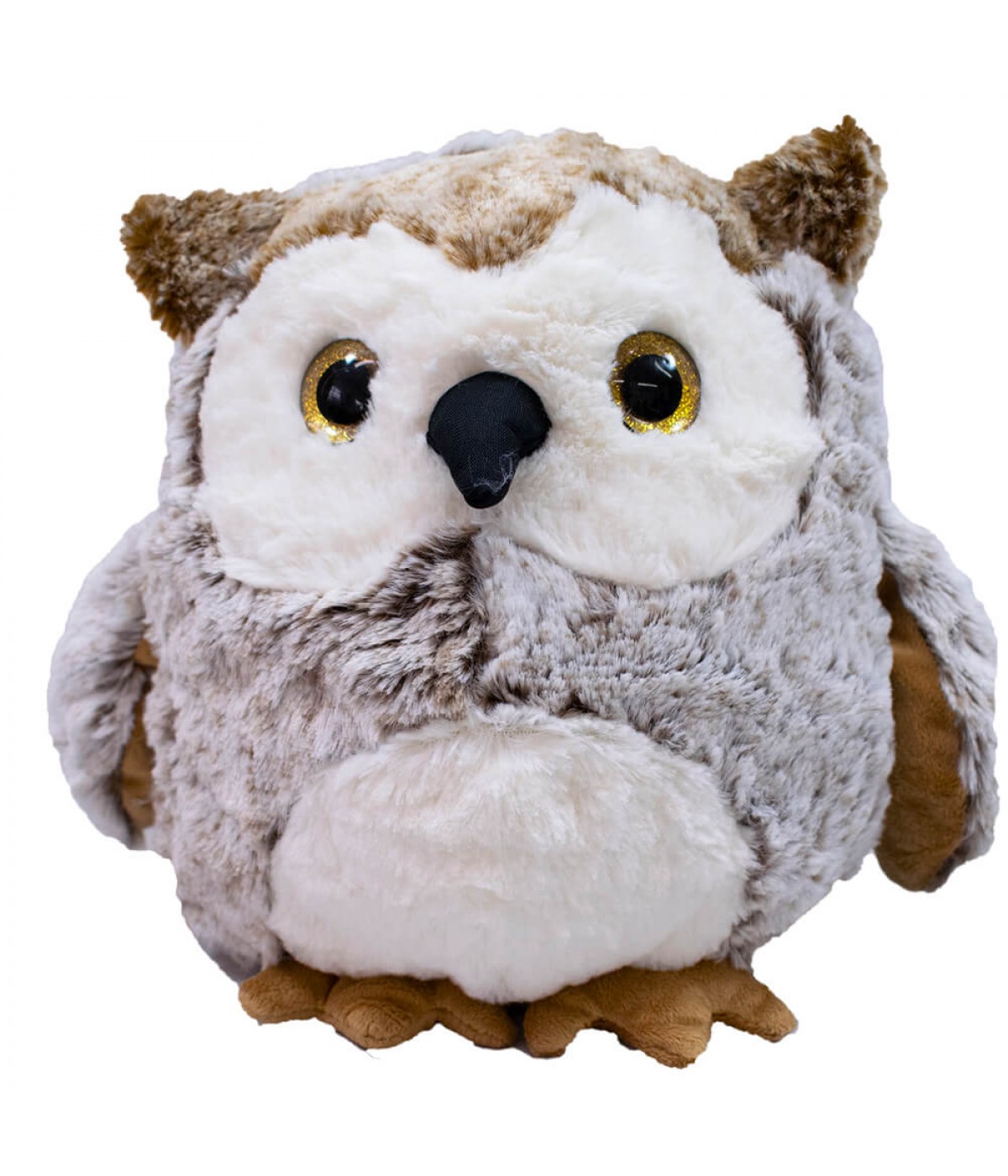 Coruja Olhos Amarelos 26cm - Pelúcia