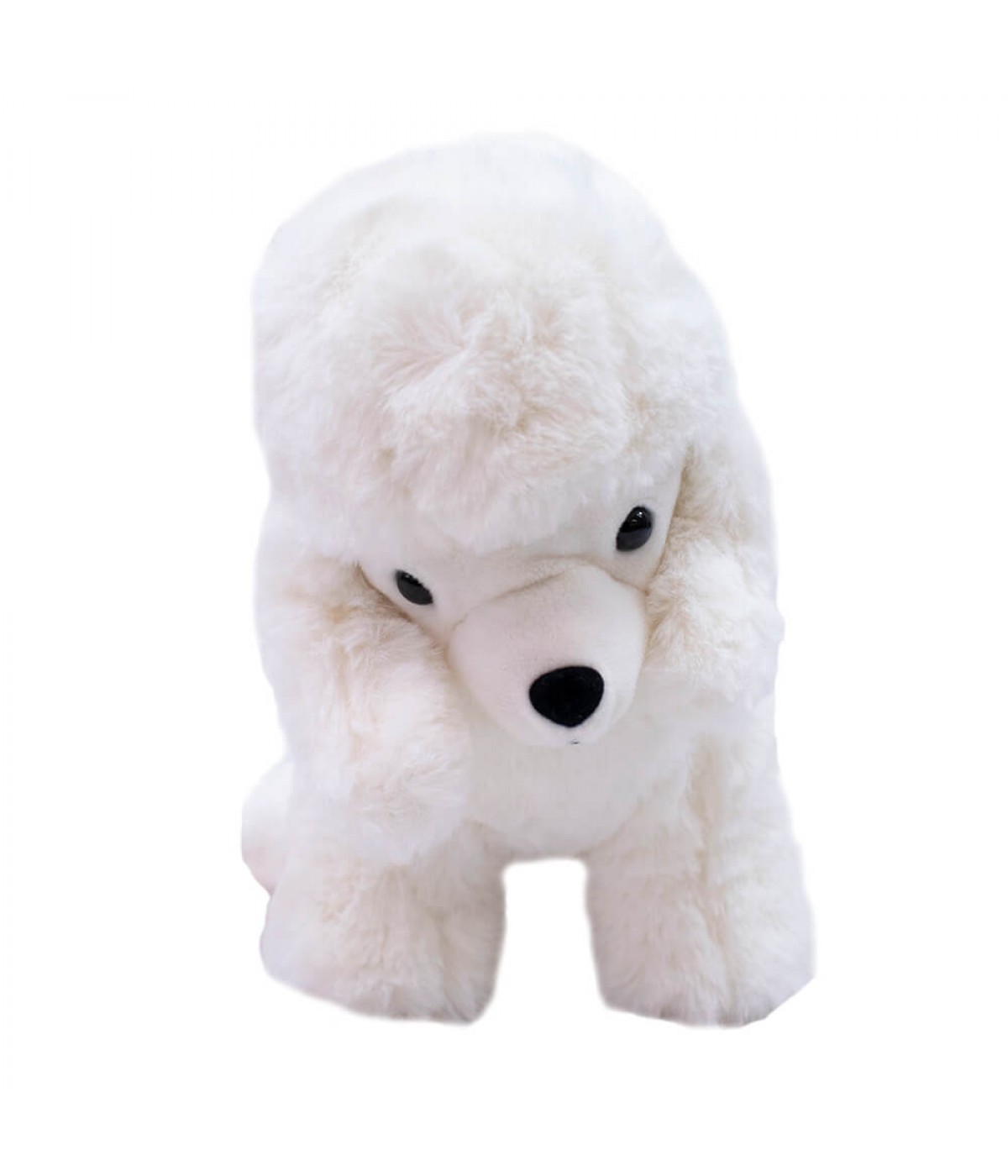 Cachorro Poodle Branco 21cm - Pelúcia