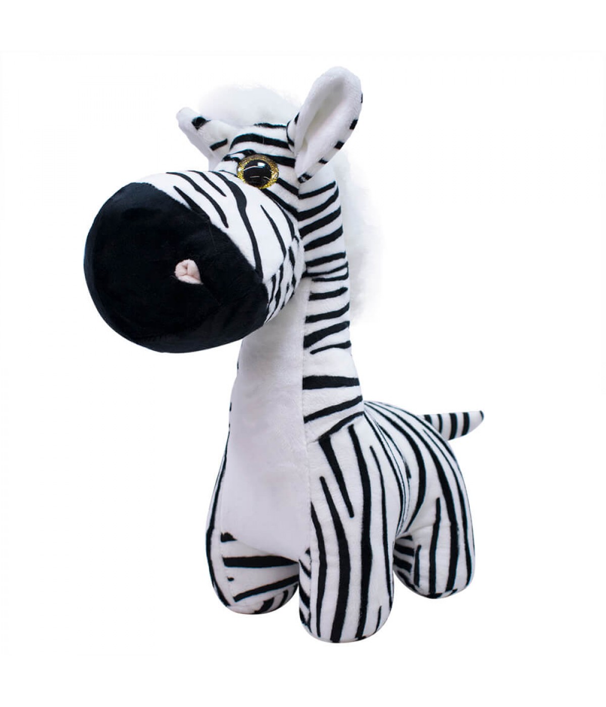 Zebra Focinho Comprido 34cm - Pelúcia