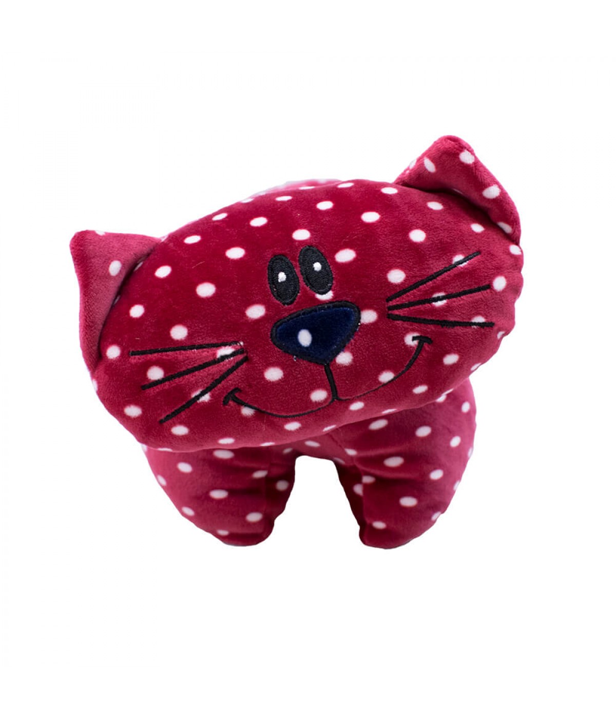 Gato Vermelho Pintas Brancas 30cm - Pelúcia