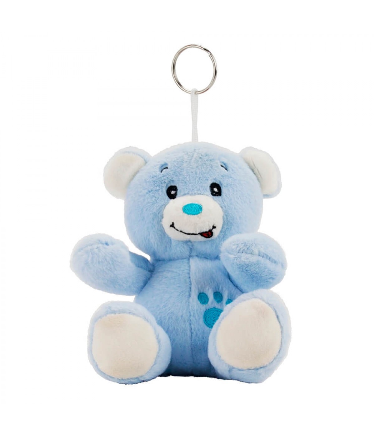 Chaveiro Urso Azul 15cm - Pelúcia