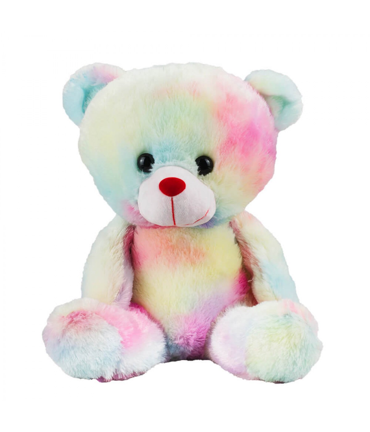 Urso Sentado Colorido 31cm - Pelúcia