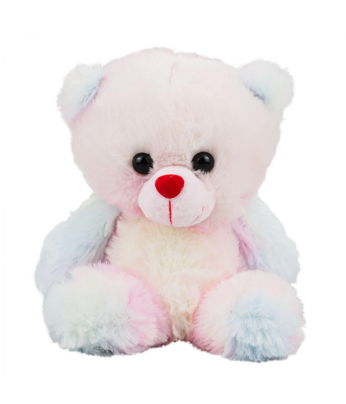 Urso Colorido Sentado 19cm - Pelúcia