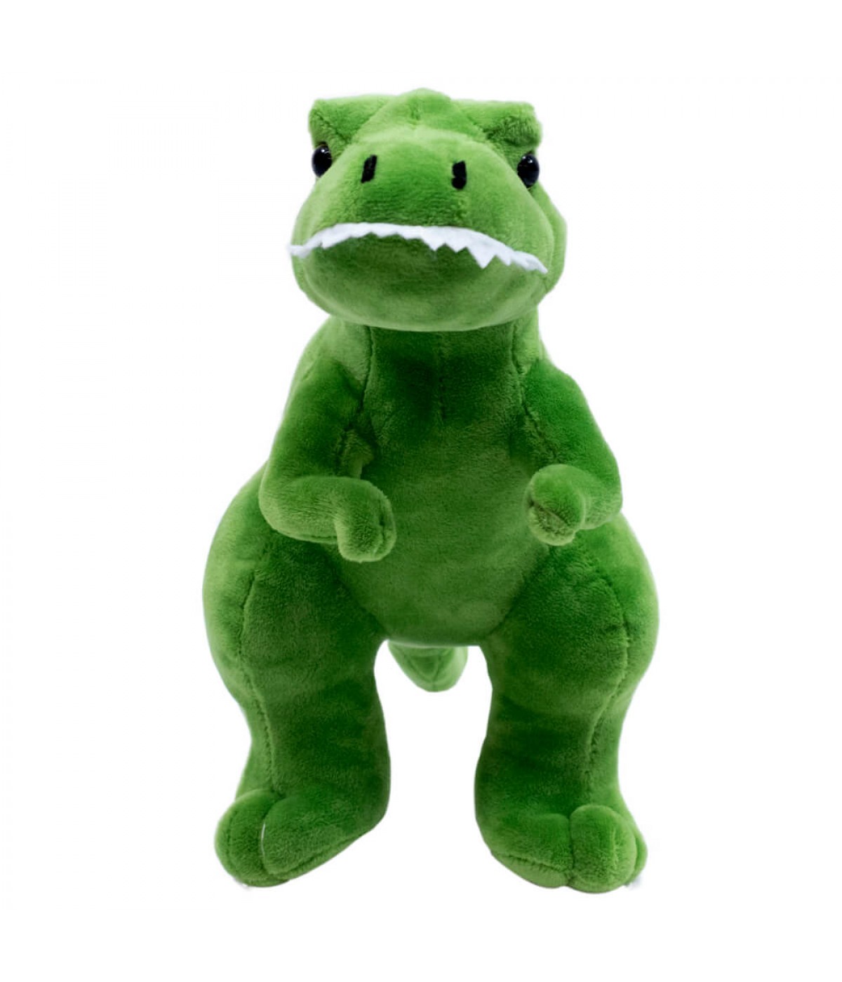 Dinossauro Tiranossauro Rex Verde 28cm - Pelúcia