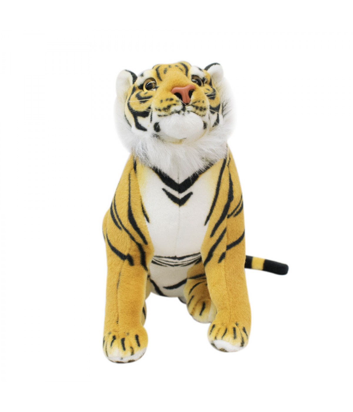 Tigre Sentado Realista 31cm - Pelúcia