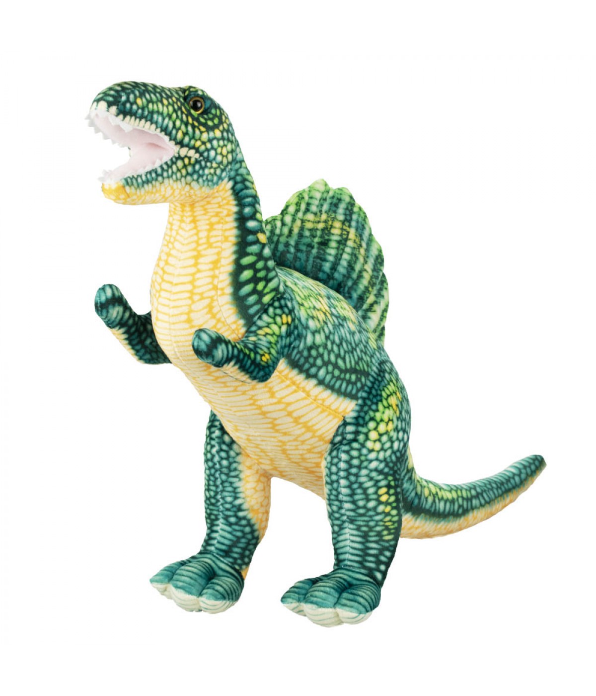 Dinossauro Verde Espinossauro Realista 43cm - Pelúcia