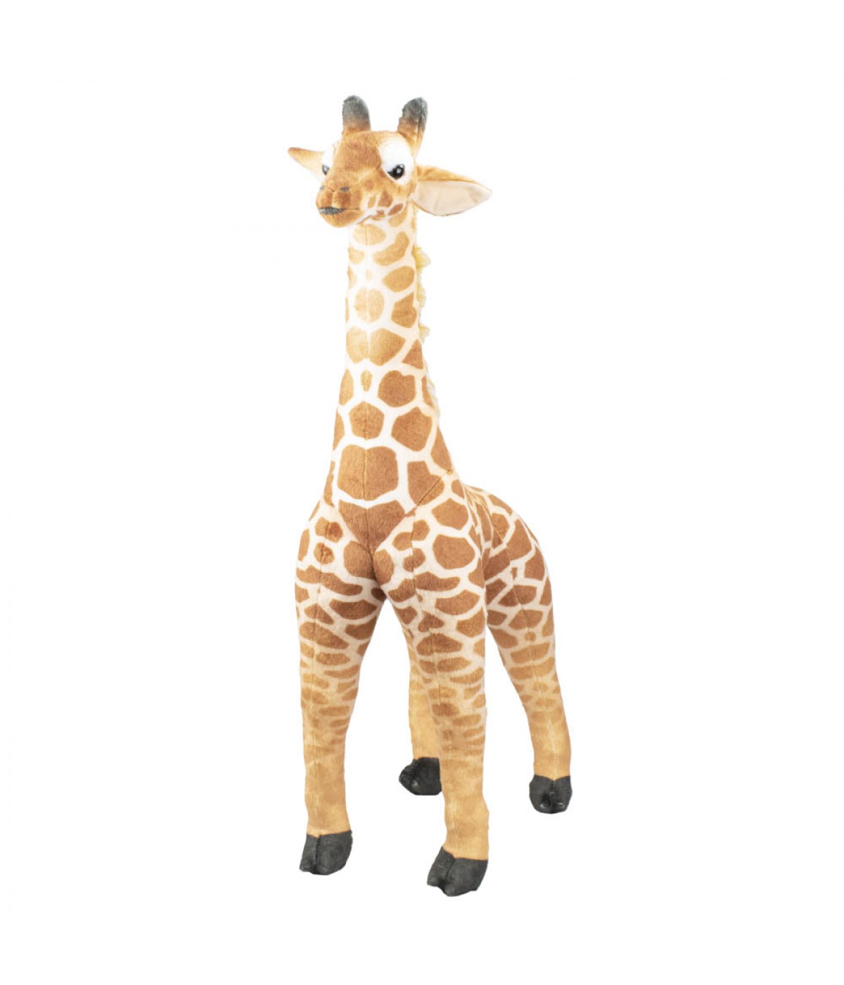 Girafa Realista Em Pé 79cm - Pelúcia