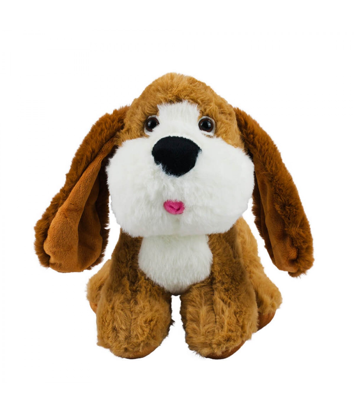 Cachorro Marrom Orelhudo 24cm - Pelúcia
