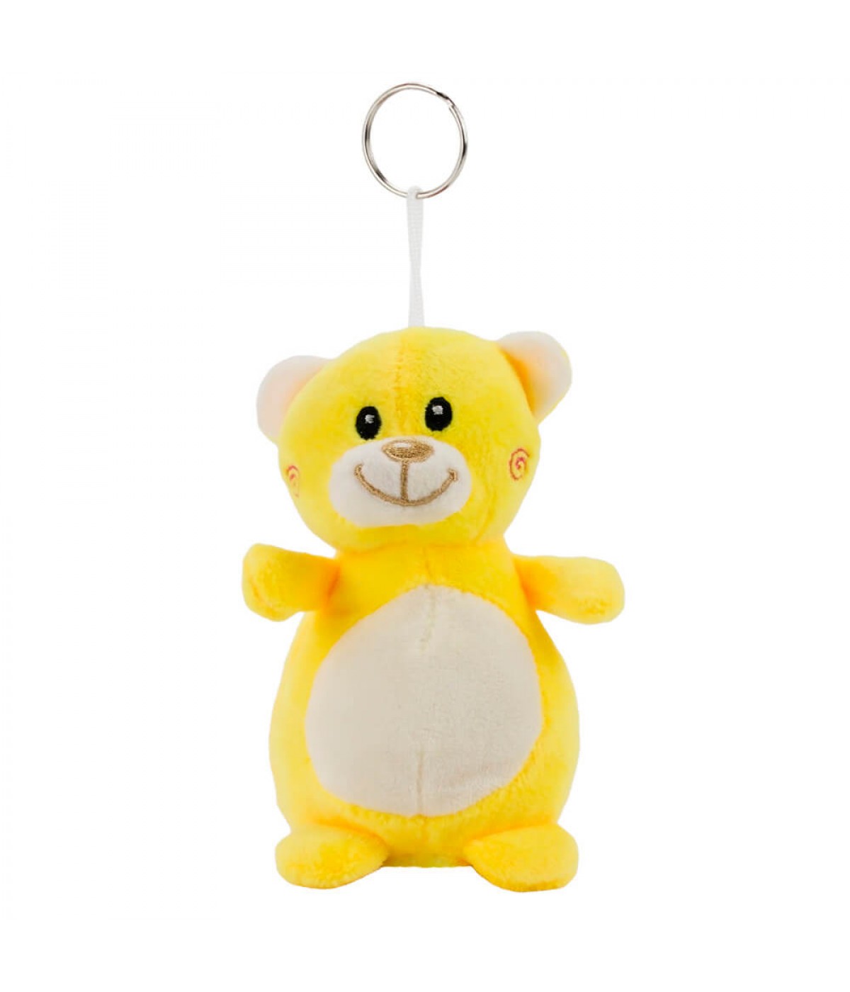 Chaveiro Urso Amarelo 15cm - Pelúcia