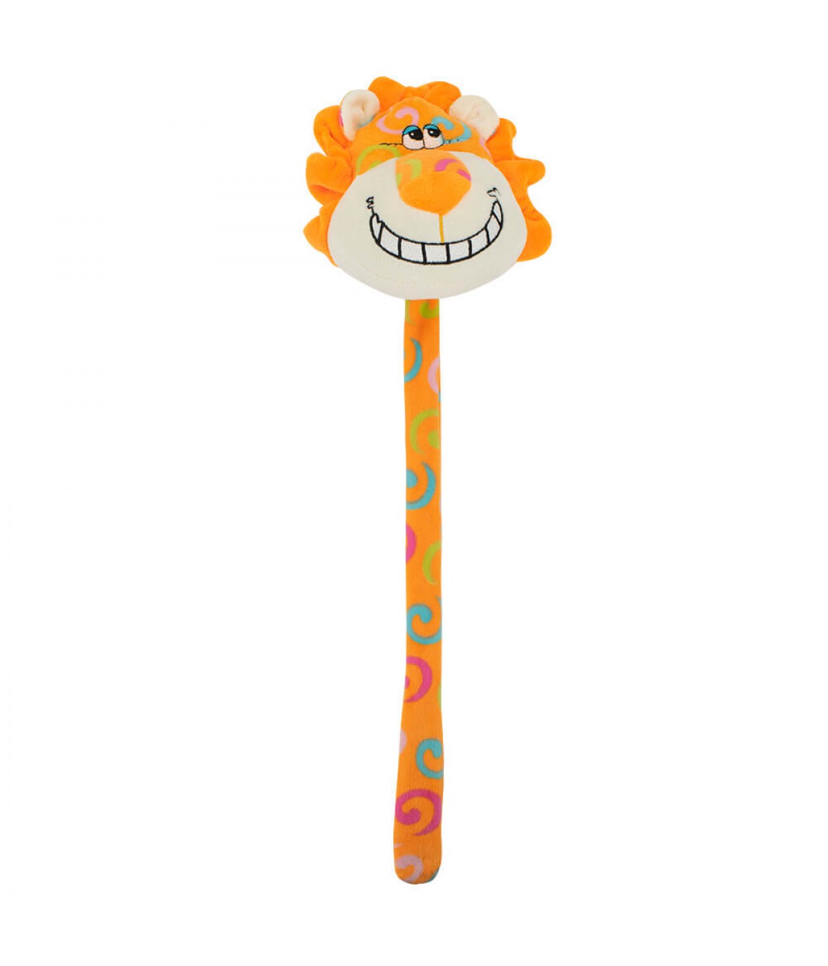 Raquetinha Mata Mosca Leão Laranja 45cm - Pelúcia