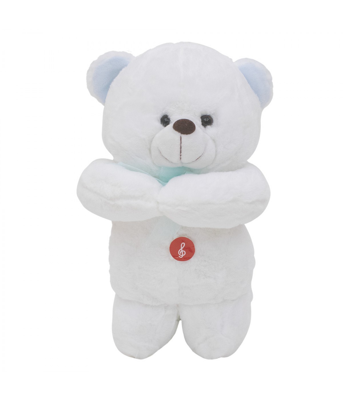 Urso Laço Azul Rezando Pai Nosso 28cm - Pelúcia