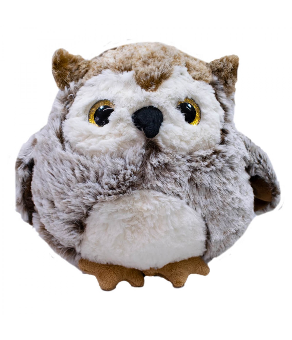 Coruja Olhos Amarelos 19cm - Pelúcia