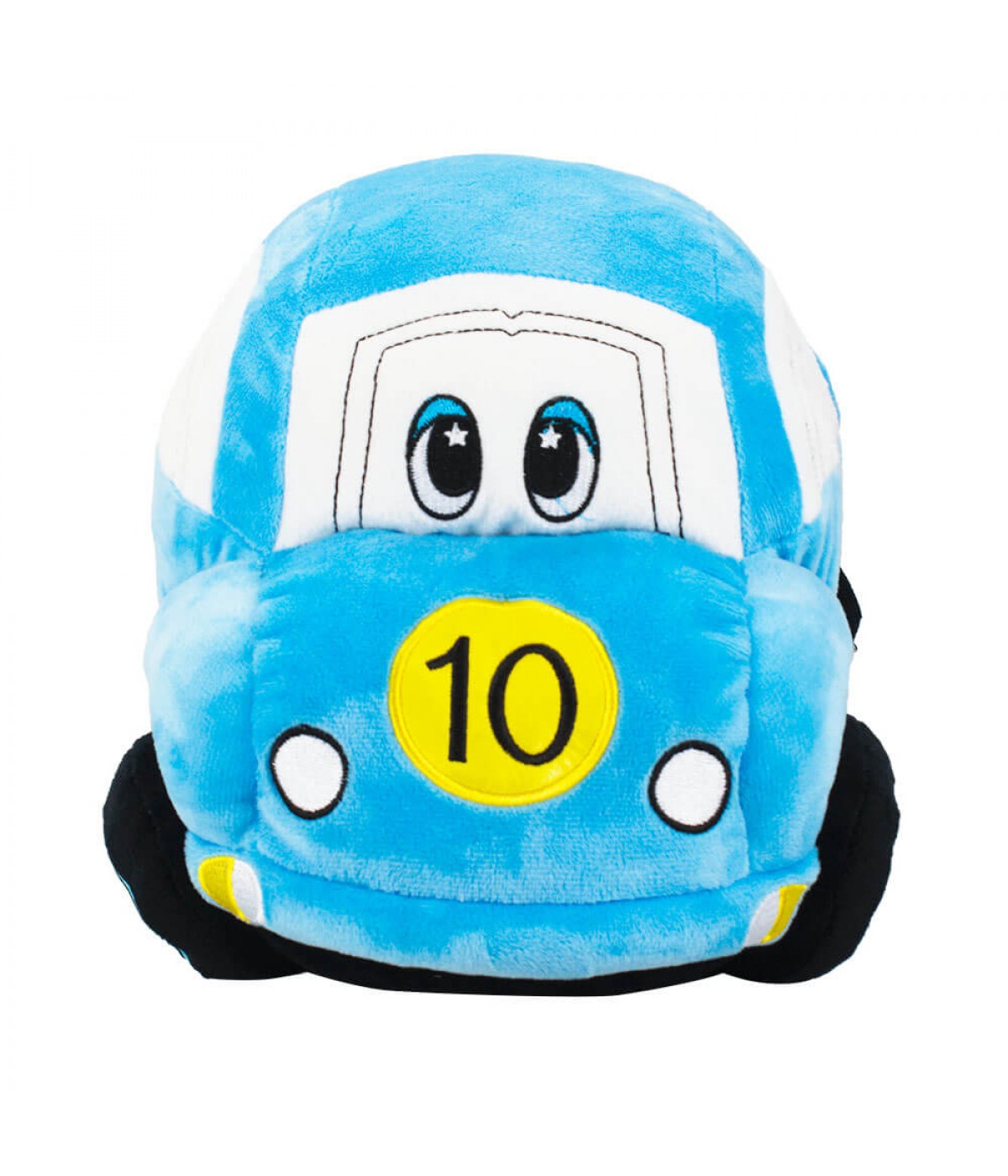 Carro Corrida Azul 31cm - Pelúcia