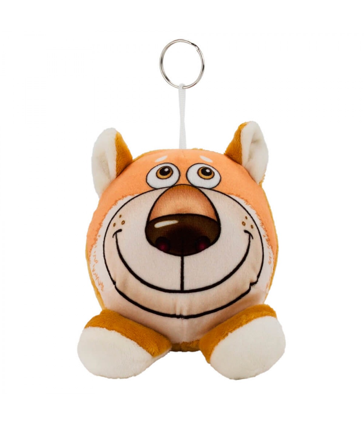 Chaveiro Caricatura Cachorro Akita Inu 12cm - Pelúcia