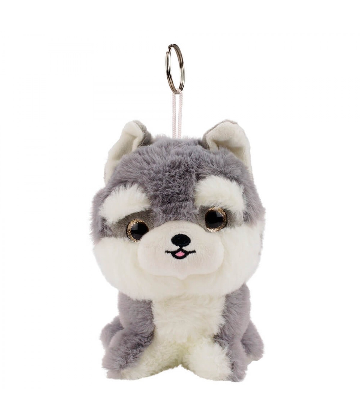 Chaveiro Cachorro Husky 17cm - Pelúcia