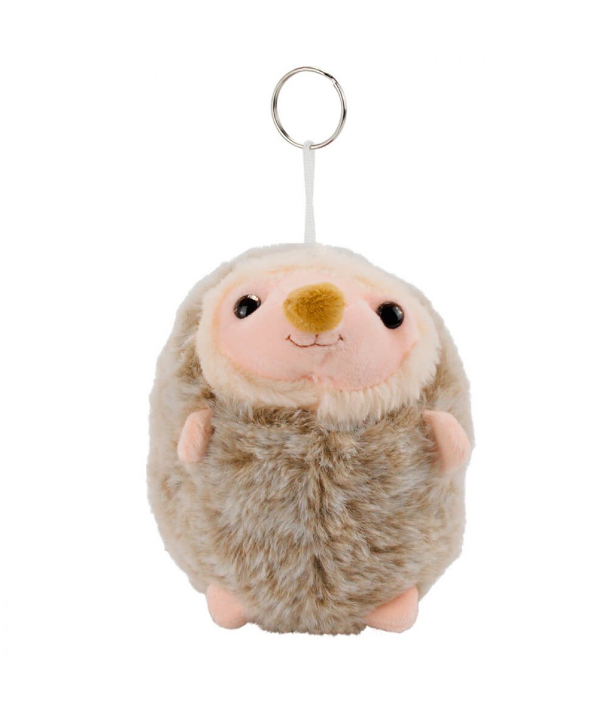 Chaveiro Porco Espinho Bege 15cm - Pelúcia