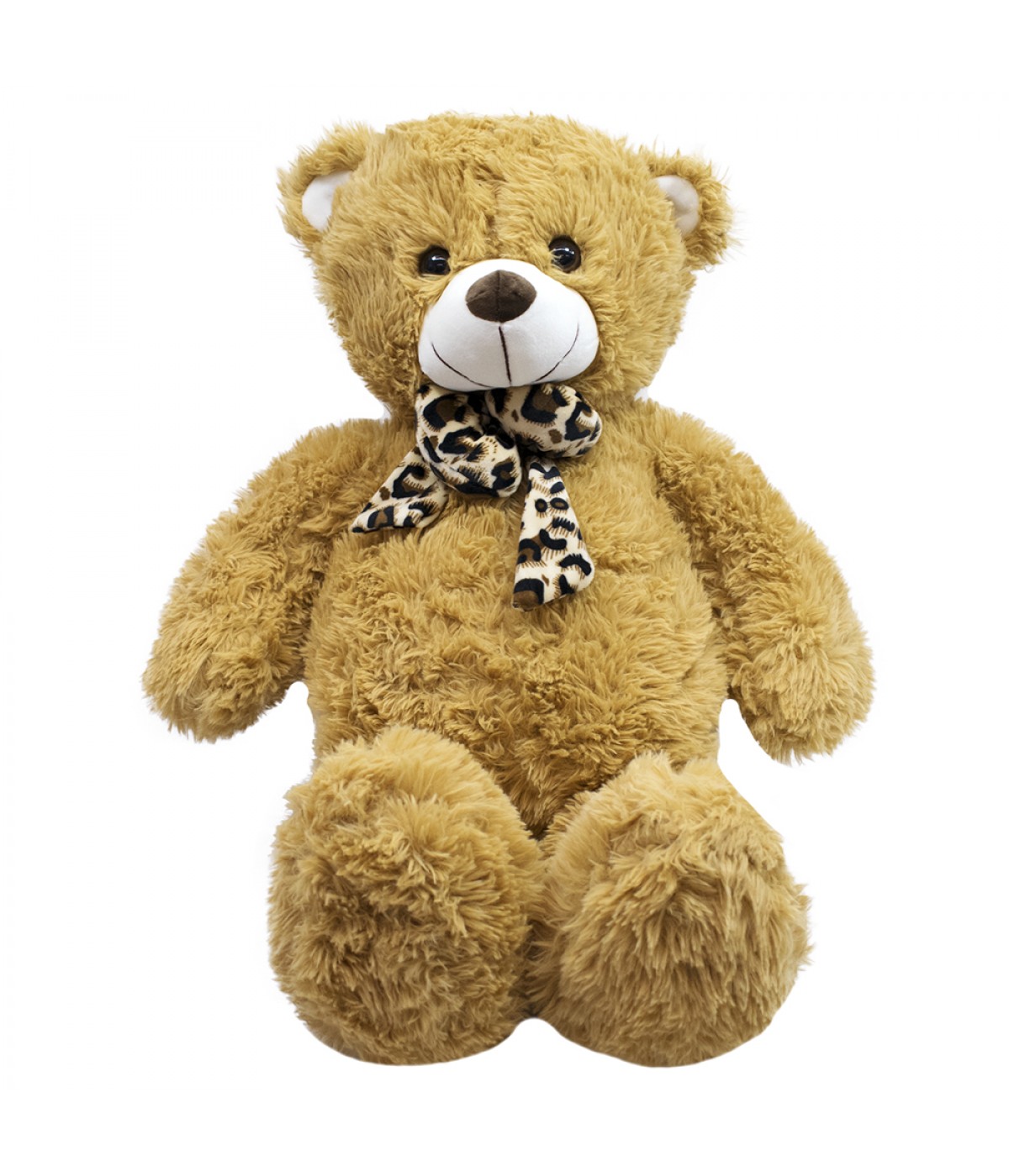 Urso Marrom Com Laço 35cm - Pelúcia