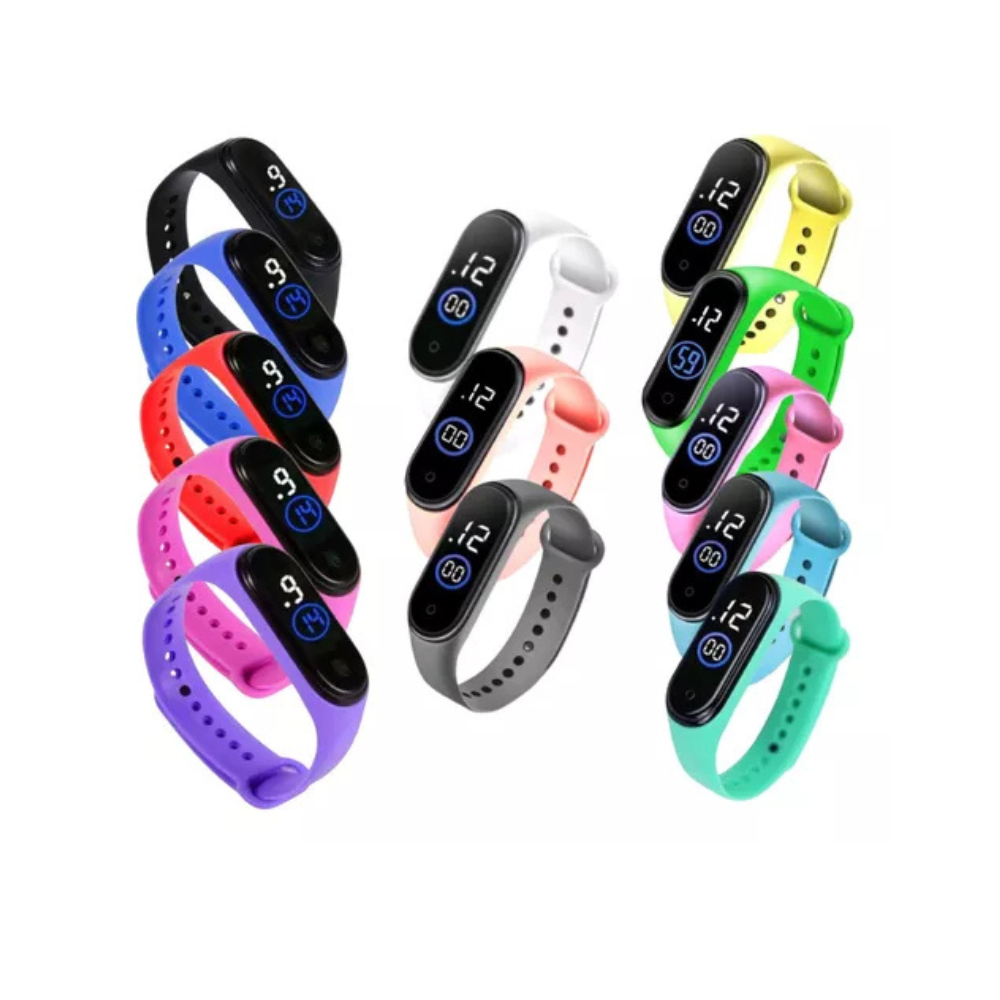 Relógio Digital Esportivo Touch Led Band - Cores Sortidas