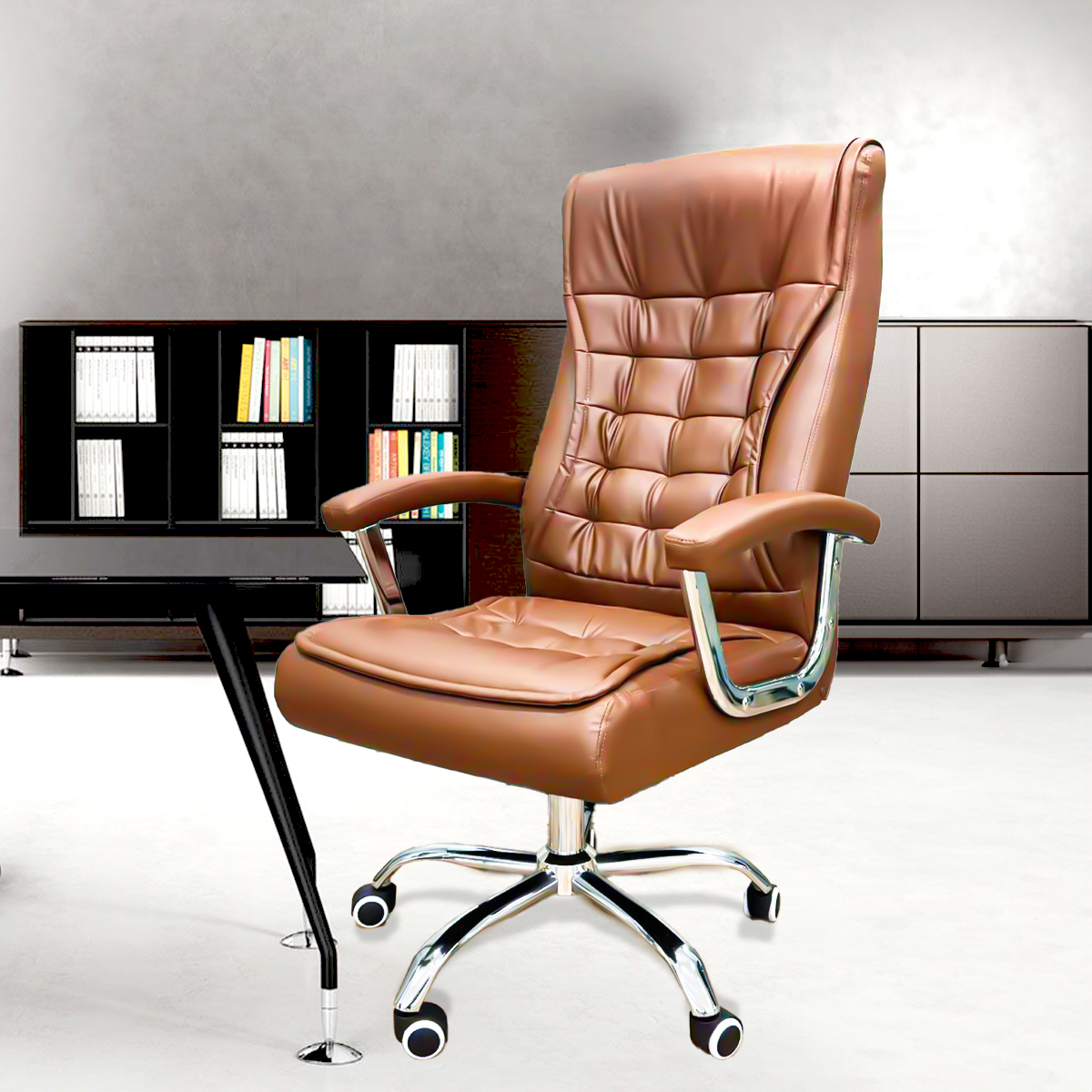 Cadeira de Escritório Ergonômica Master - Marrom
