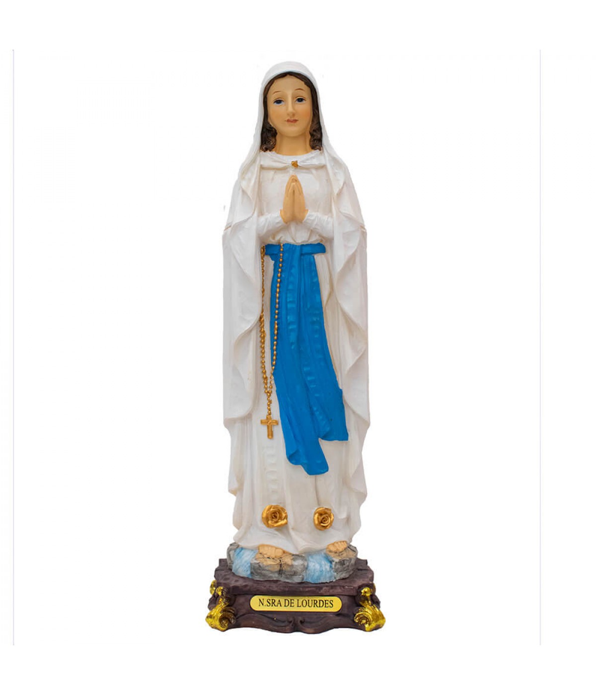 Nossa Senhora De Lourdes 32cm - Enfeite Resina