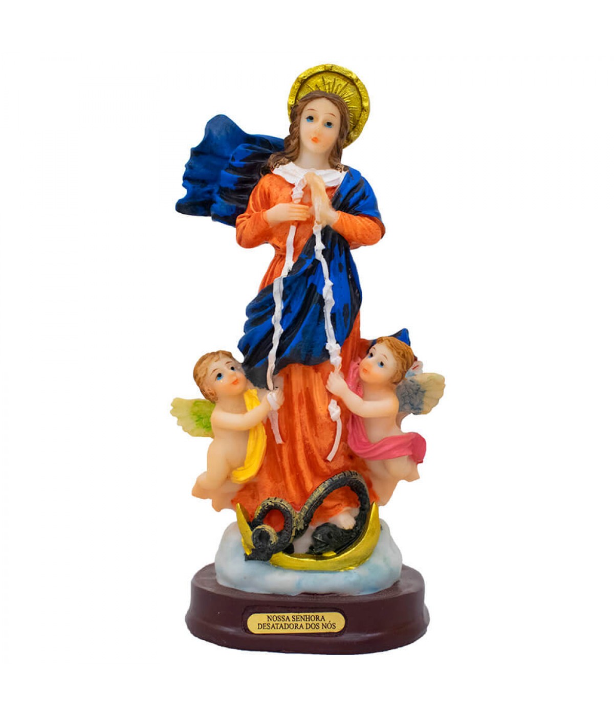 Nossa Senhora Desatadora De Nós 15cm - Enfeite Resina