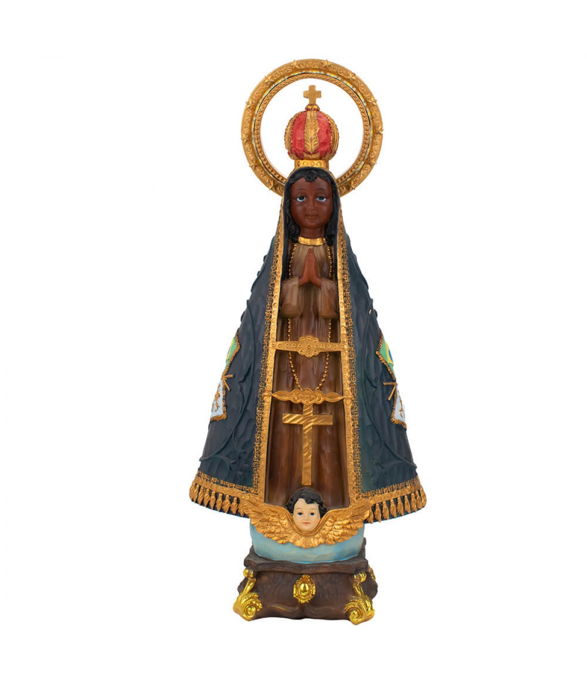 Nossa Senhora Aparecida Luz Resplendor 52.5cm - Enfeite Resina