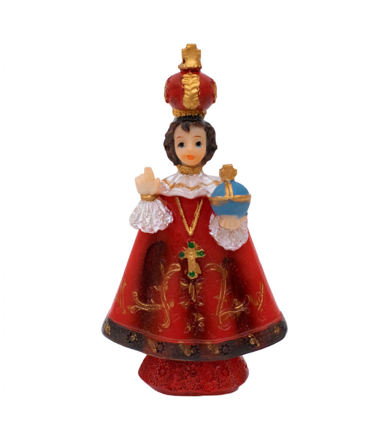 Menino Jesus De Praga 8cm - Enfeite Resina