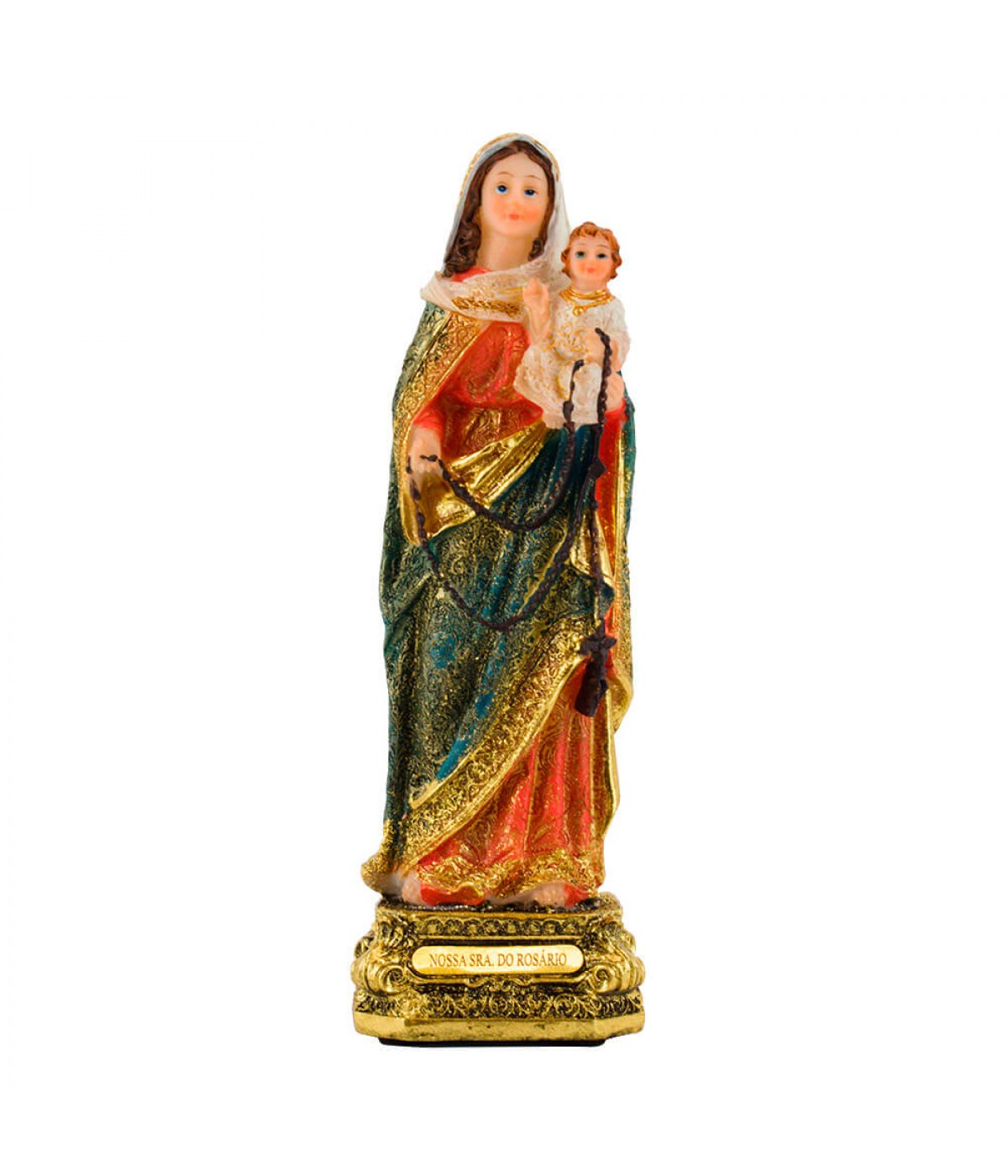Nossa Senhora Do Rosário 22cm - Enfeite Resina