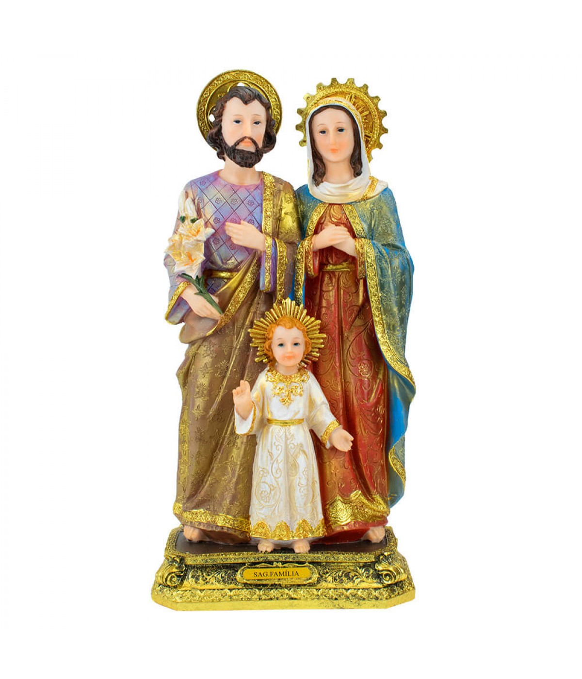 Sagrada Família 41cm - Enfeite Resina