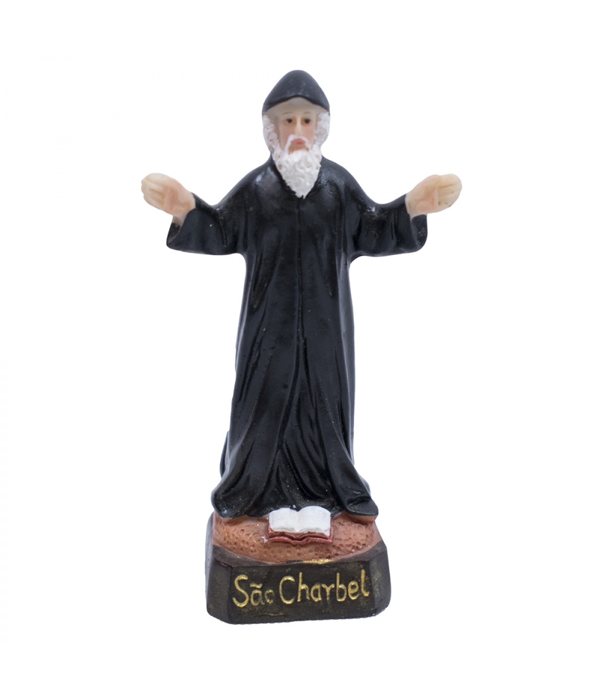 São Charbel 8cm - Enfeite Resina