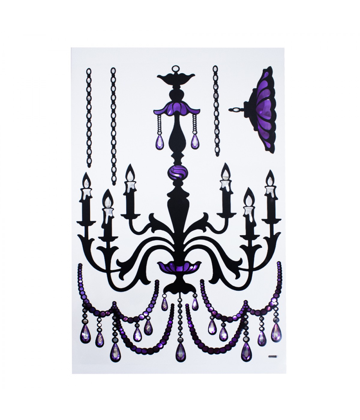 Adesivo Decorativo Lustre 60X32cm
