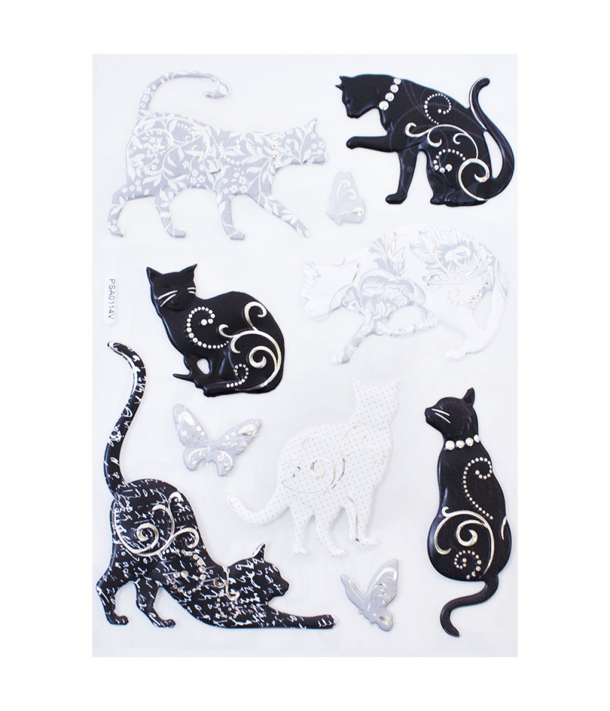 Adesivo Decorativo Gatos 17X13cm