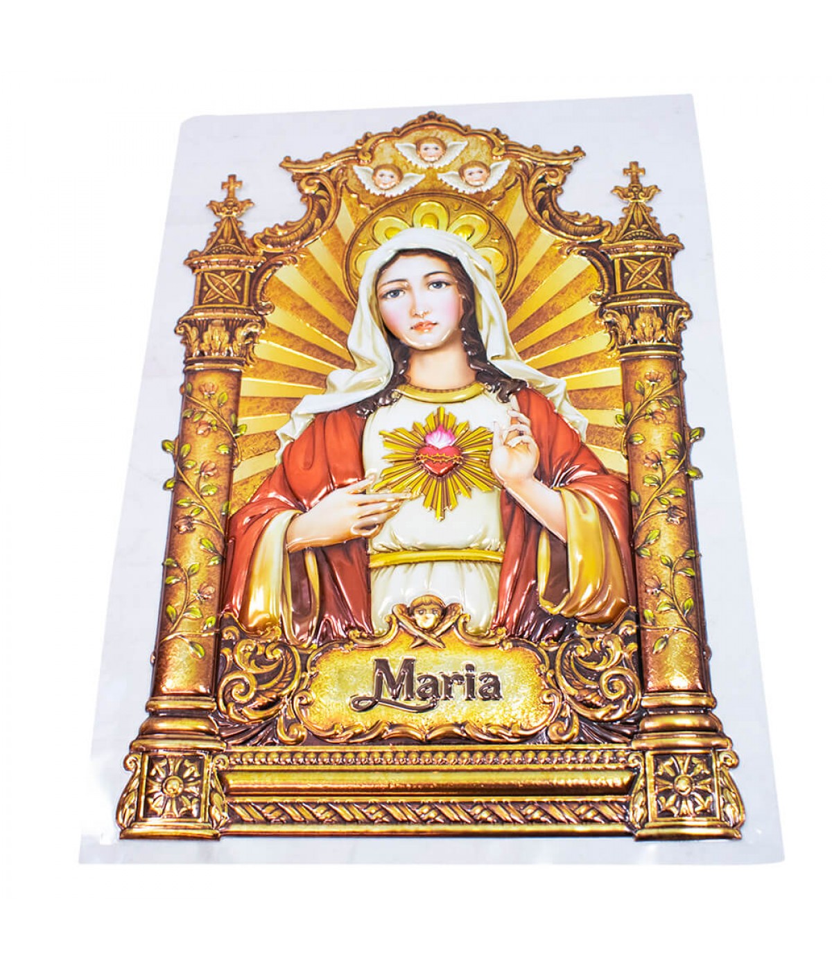 Adesivo Decorativo Sagrado Coração De Maria 39x26.5cm
