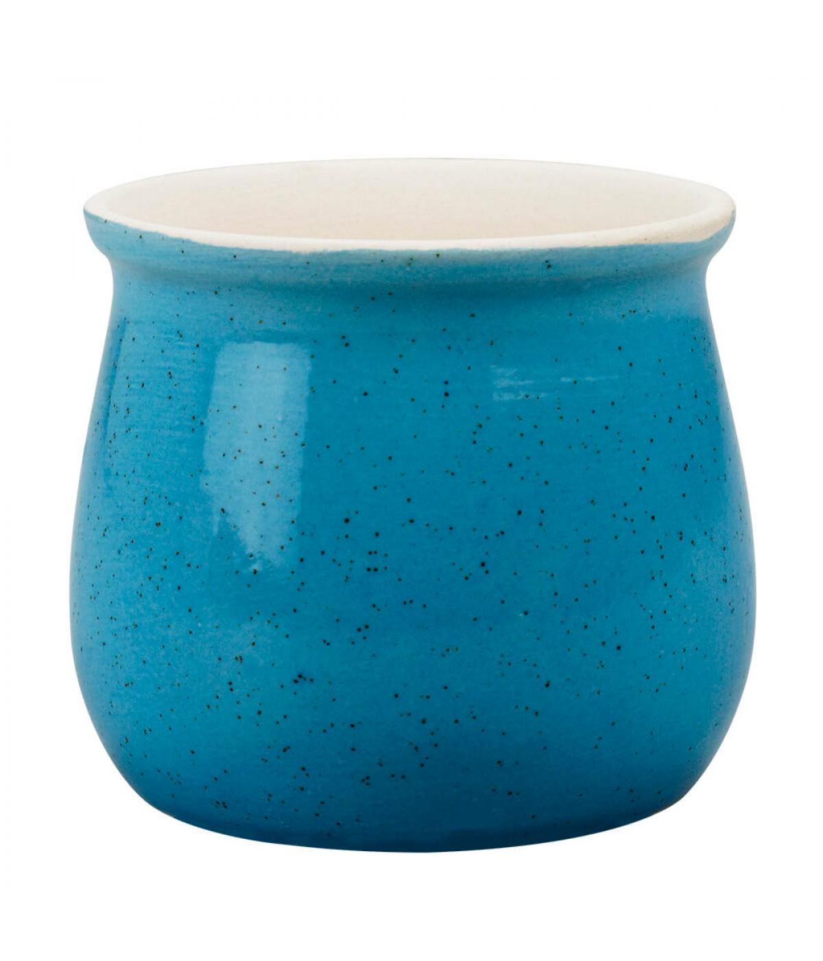 Vaso Porcelana Azul 7x7.5x7.5cm