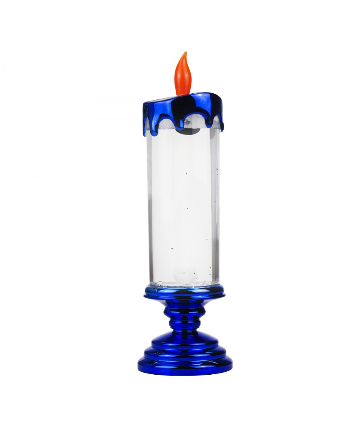Luminária Vela Azul Redemoinho 26cm