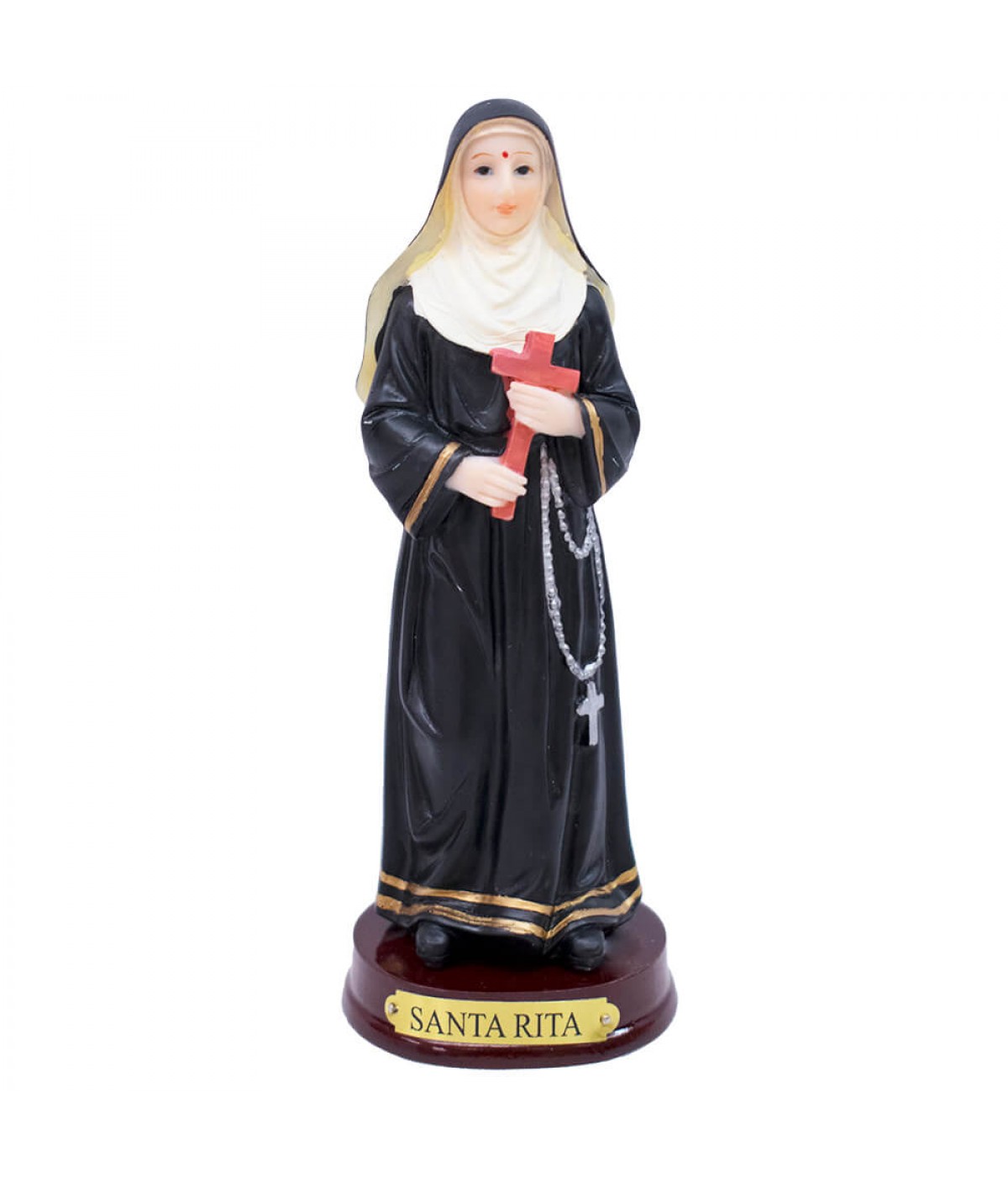 Santa Rita 15cm - Enfeite Resina
