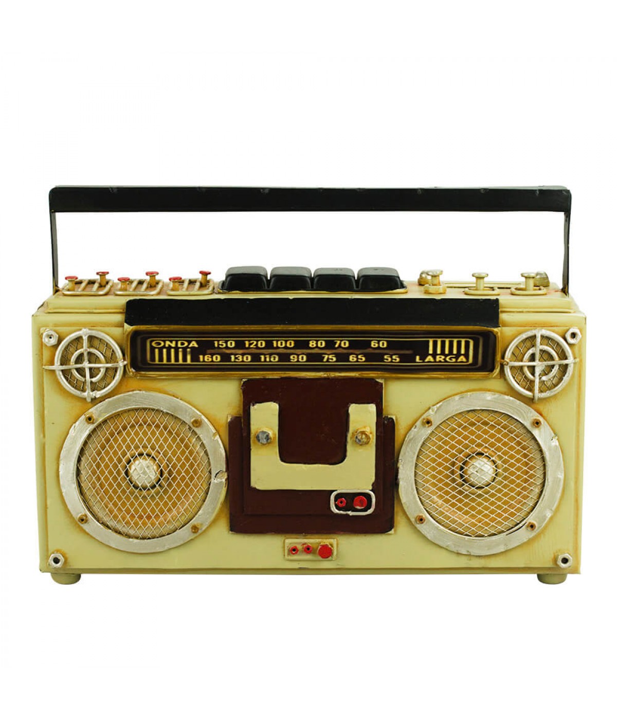 Rádio Antigo Cofre Porta Moeda 18x8.5x26cm Estilo Retrô - Vintage