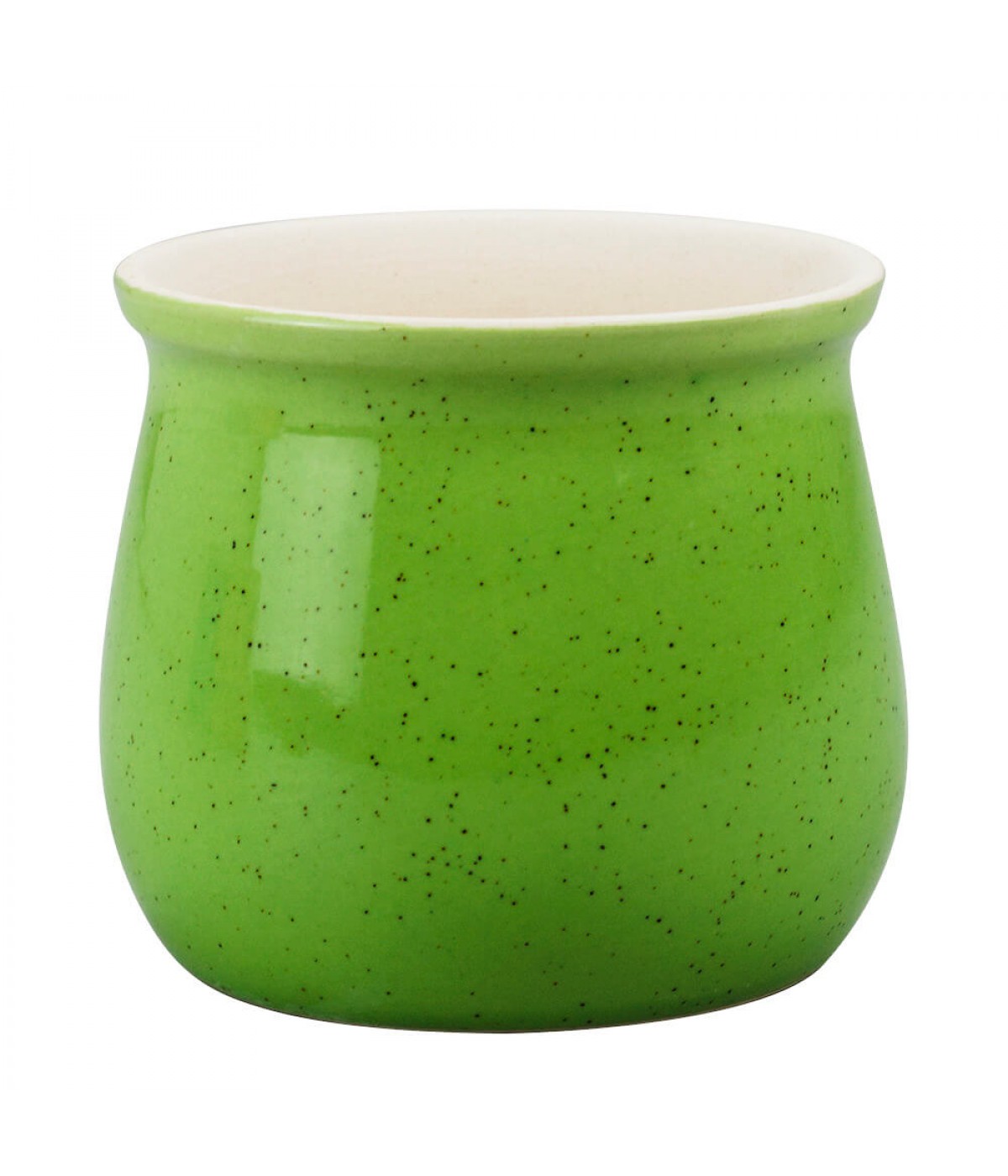 Vaso Porcelana Verde 7x7.5x7.5cm