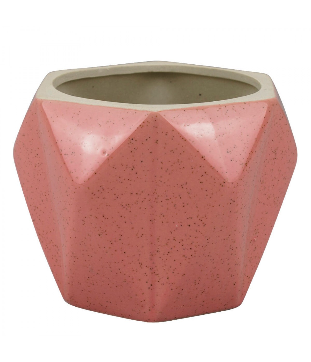 Vaso Porcelana Rosa 8x10x9.5cm