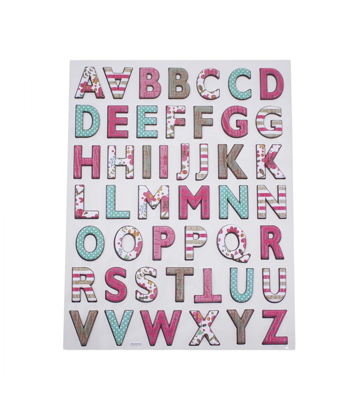 Adesivo Decorativo Alfabeto 35X27cm