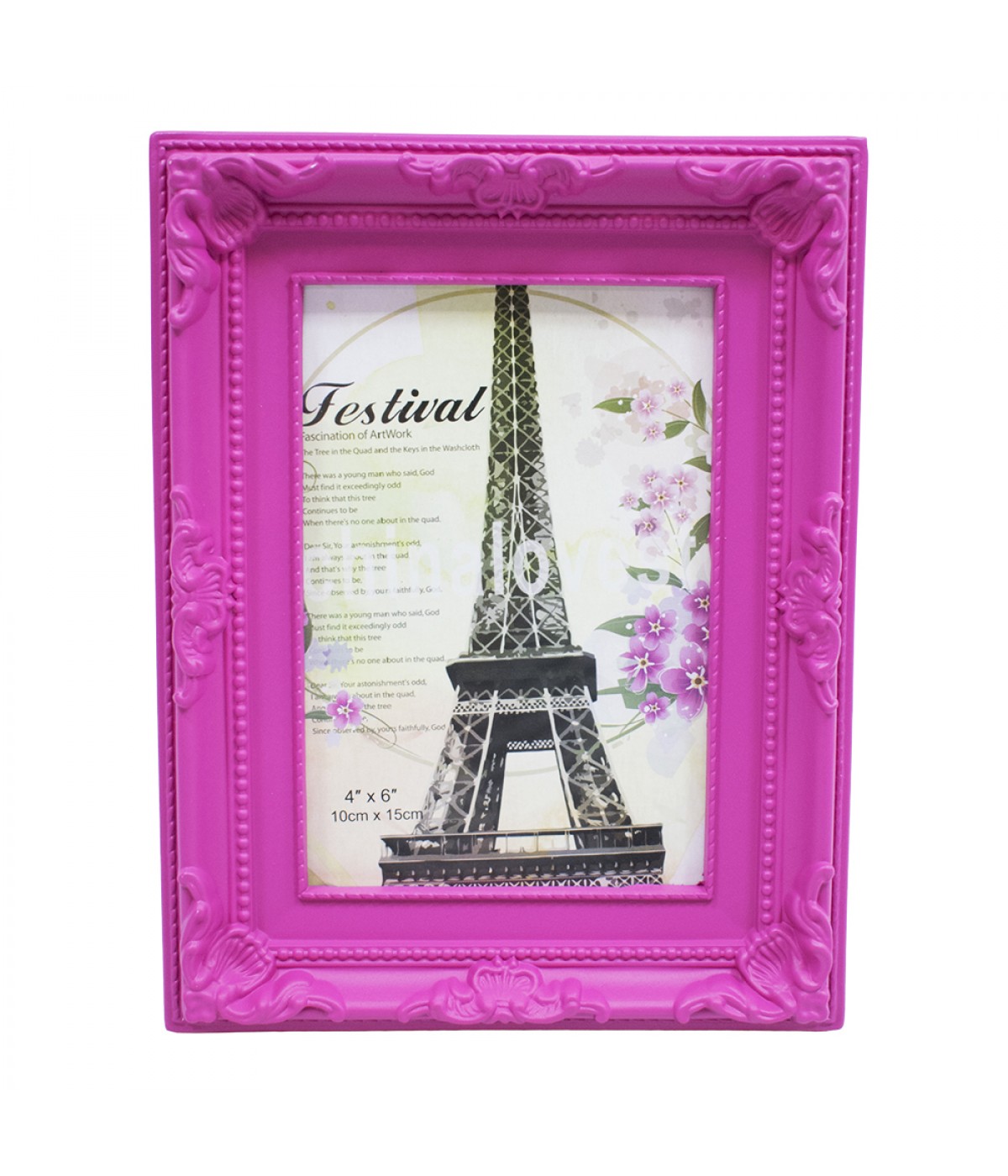 Porta Retrato Pink 1 Foto 10x15cm