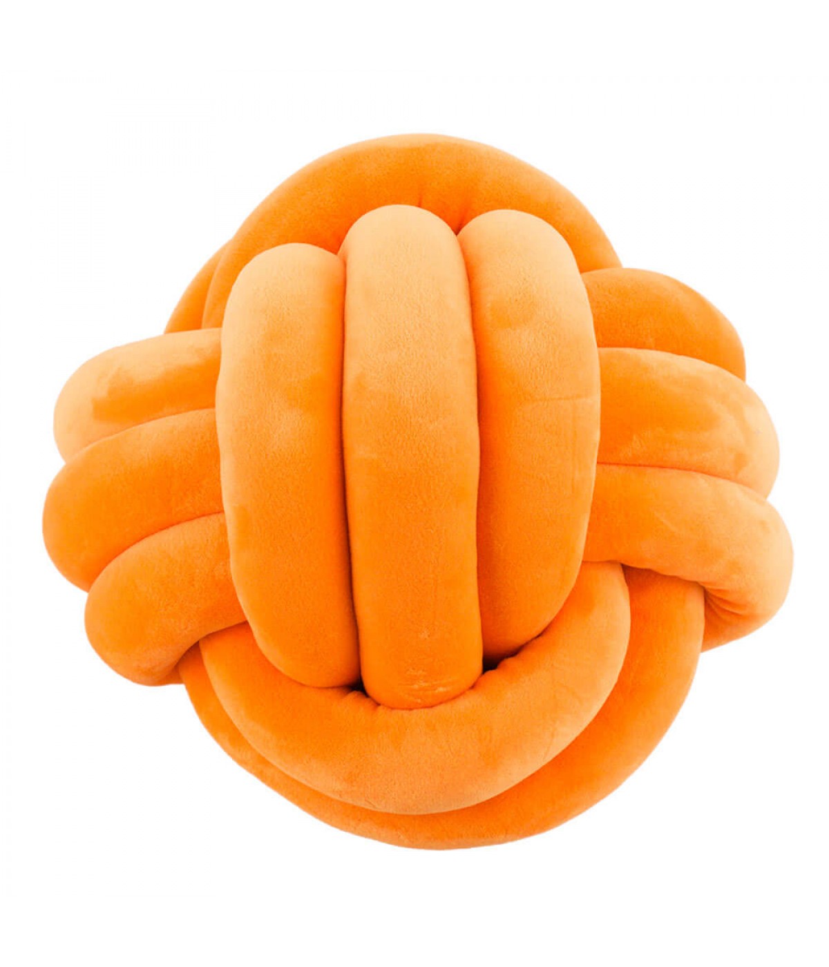 Almofada Cordões Amarrados Laranja 23x23cm