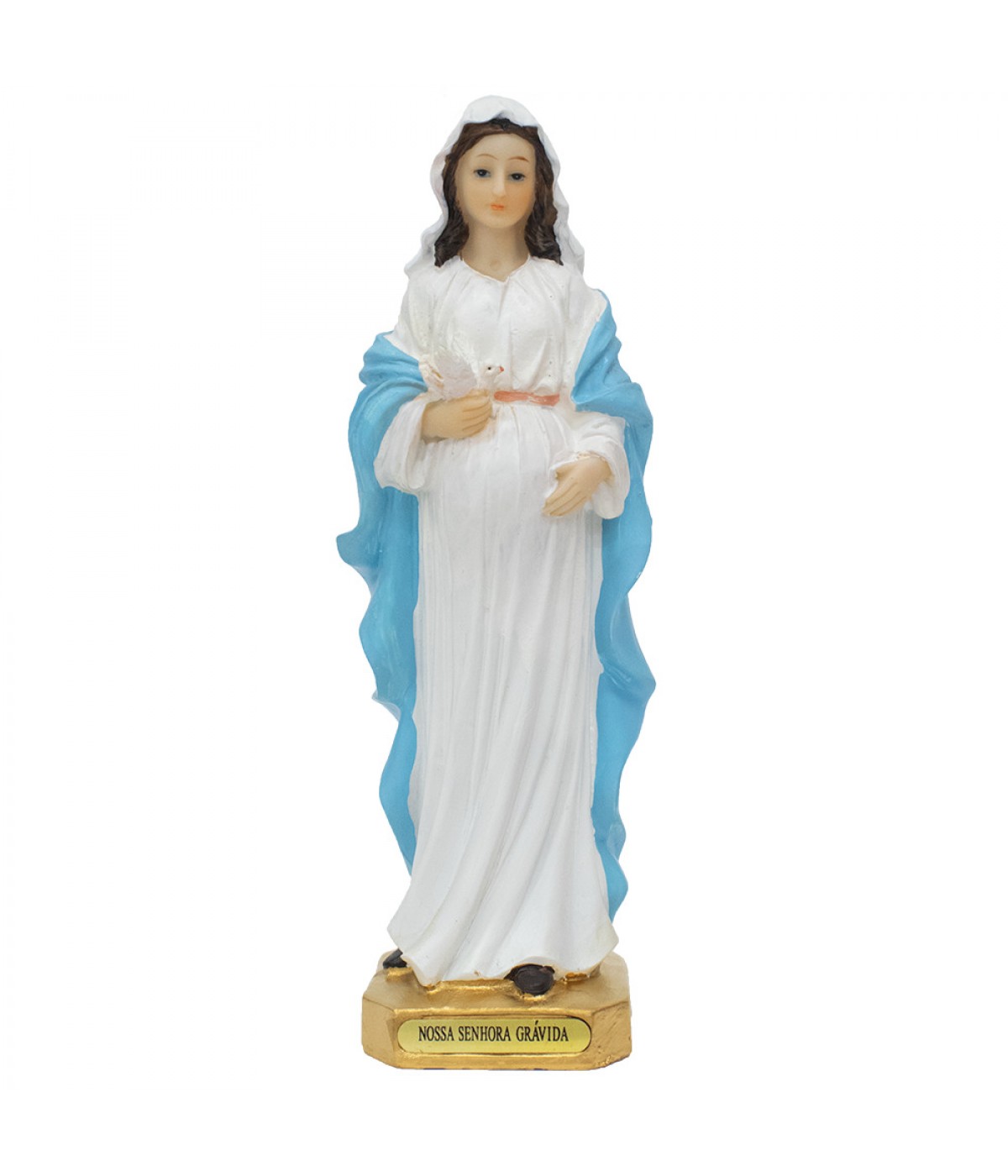 Nossa Senhora Grávida 20.5cm - Enfeite Resina
