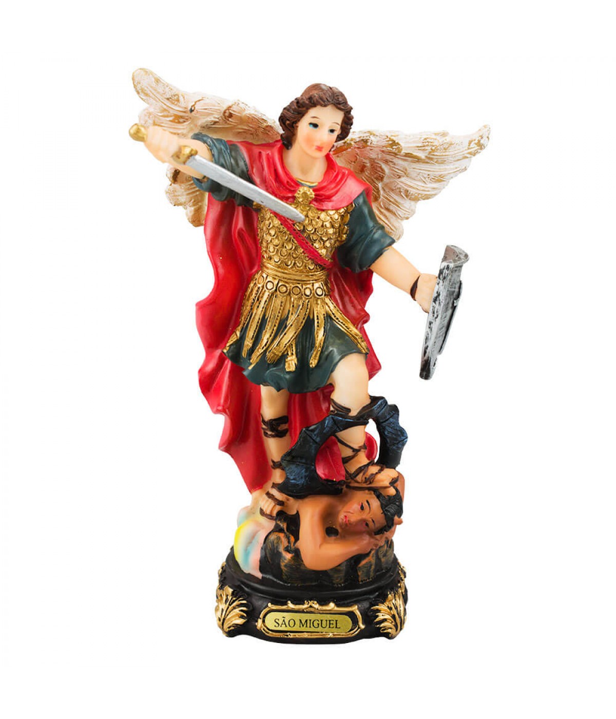 São Miguel 10cm - Resina Resina