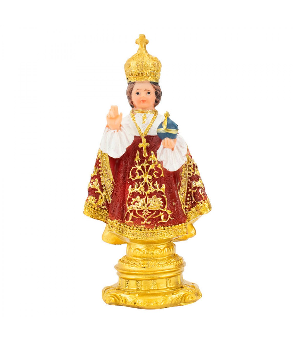 Menino Jesus De Praga 12.5cm - Enfeite Resina