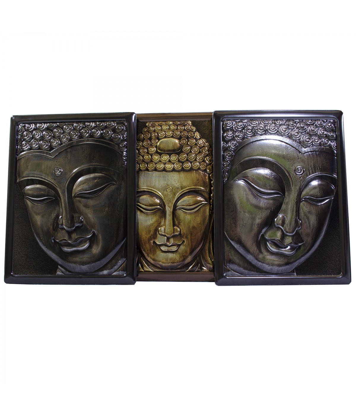 Jg Com 3 Adesivos Quadro Buda 38X29cm - Adesivo