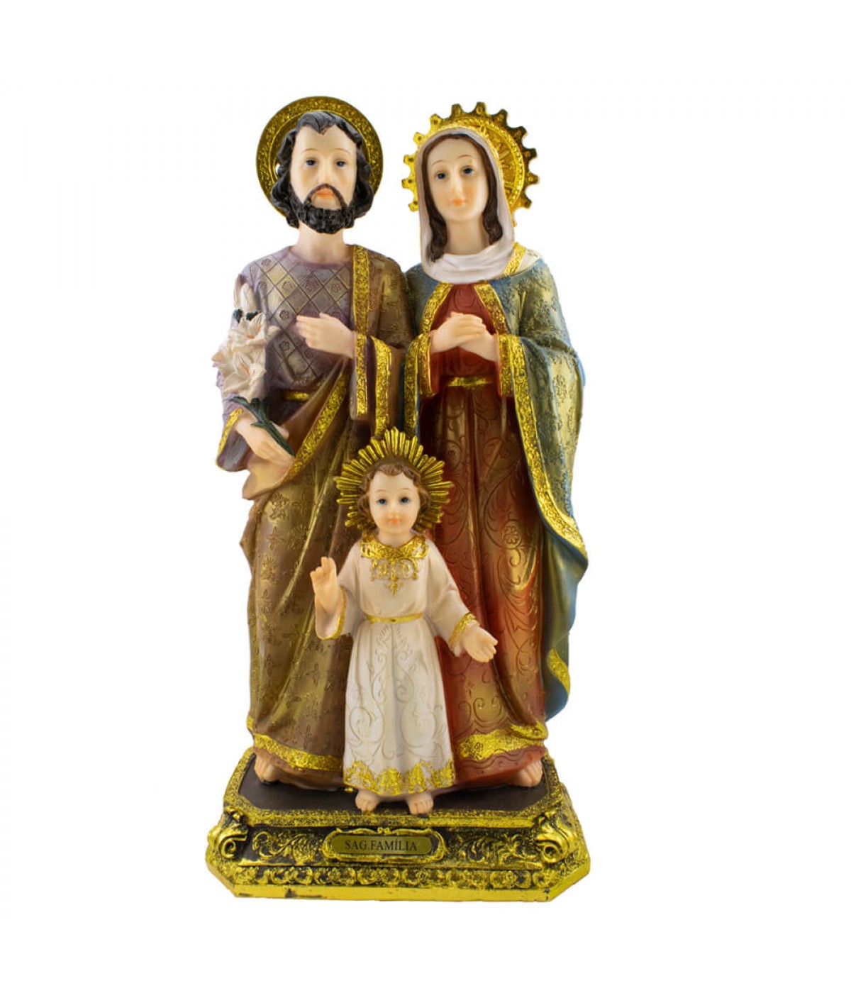 Sagrada Família 41cm - Enfeite Resina