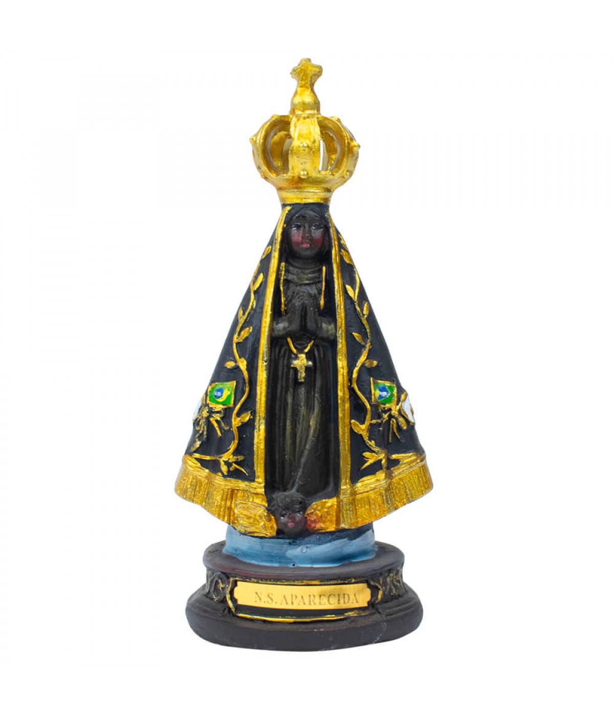Nossa Senhora Aparecida 10cm - Enfeite Resina